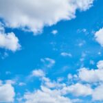 青い空と白い雲