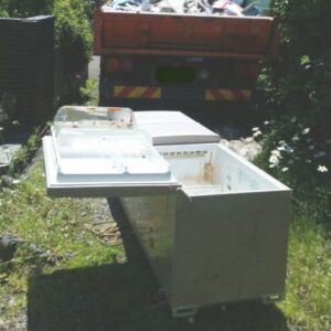 実家の片づけ　冷蔵庫